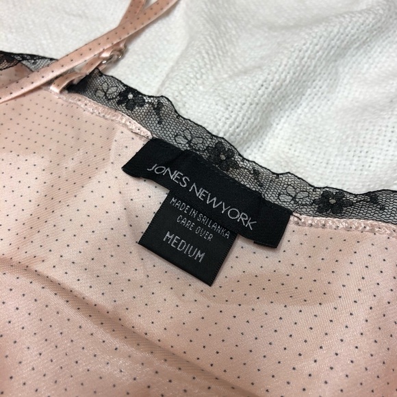 Jones New York Satin Polka Dot Tank Top - Picture 6 of 7